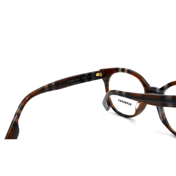 NEW BURBERRY BE2356F JACQUELINE CHECK BROWN AUTHENTIC EYEGLASSES FRAME - Picture 8 of 11
